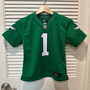 Youth L Jalen Hurts Kelly Green Jersey